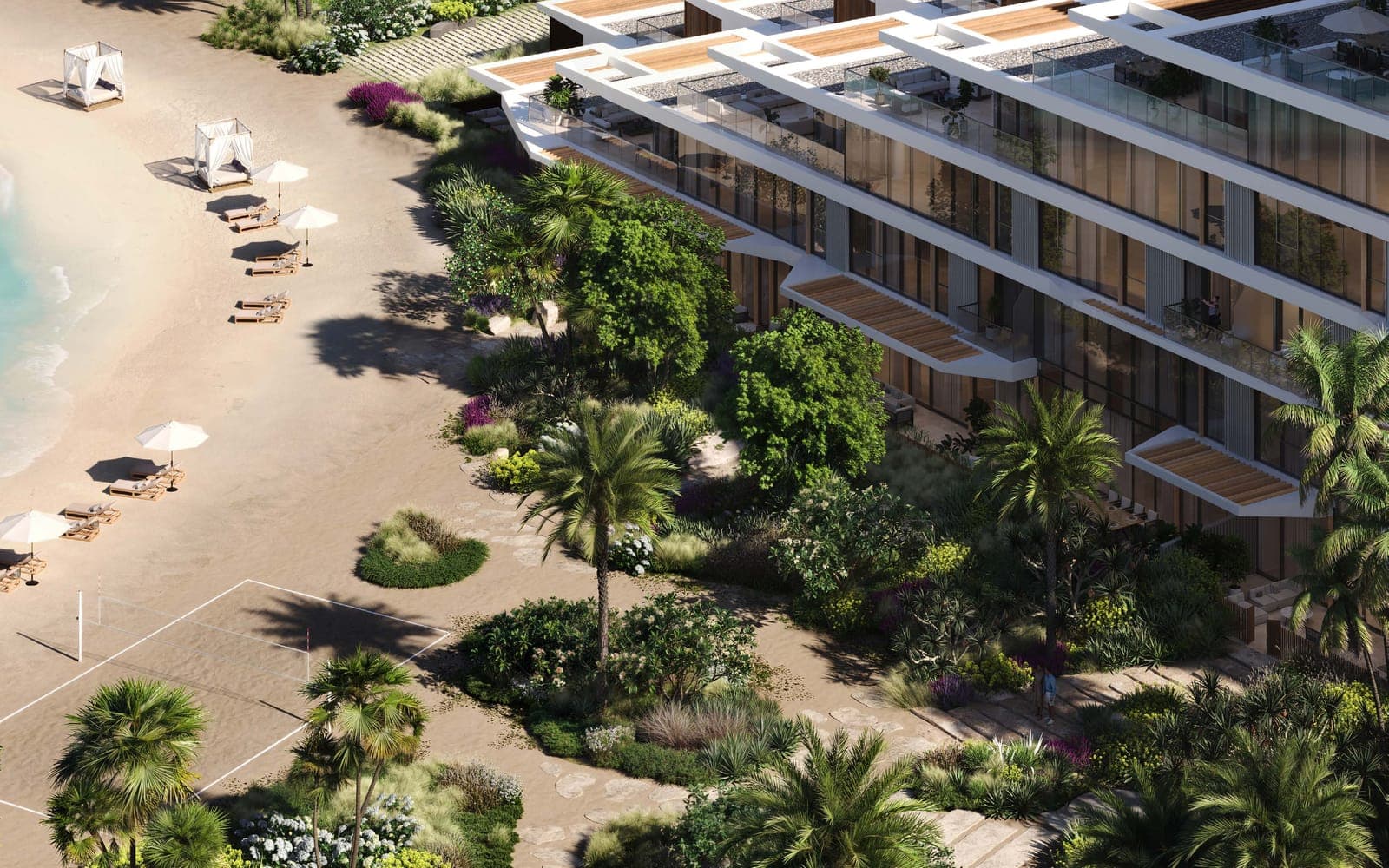 Palm Central Townhouses by Nakheel in Palm Jebel Ali, Dubai, architectural render